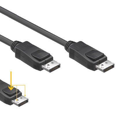купить Q7151873 Schrack Technik DisplayPort Kabel, DP20 Stecker - Stecker, 2m