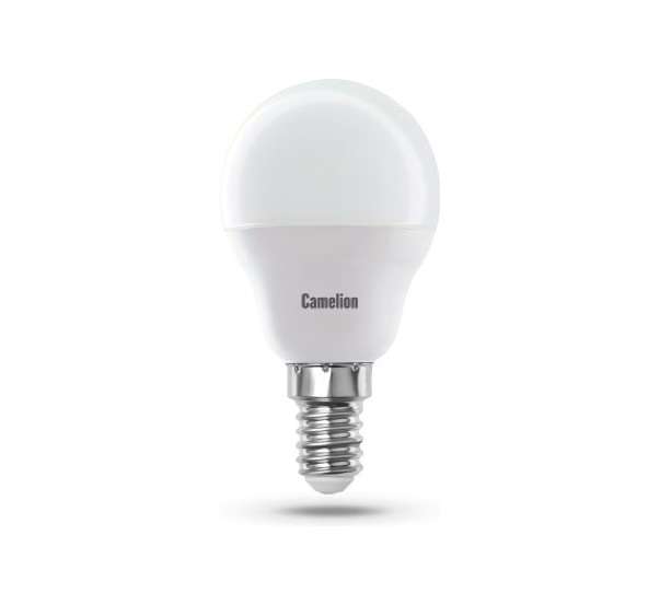 купить Лампа светодиодная LED7-G45/830/E14 7Вт шар 3000К тепл. бел. E14 530лм 220-240В Camelion 12069
