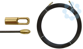купить Протяжка кабельная 30м из перлона d3 стальные наконечник поисковая пружина HAUPA 150230