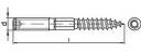 купить TOOLCRAFT  TO-5380380 Stockschrauben M12, 12 mm 25