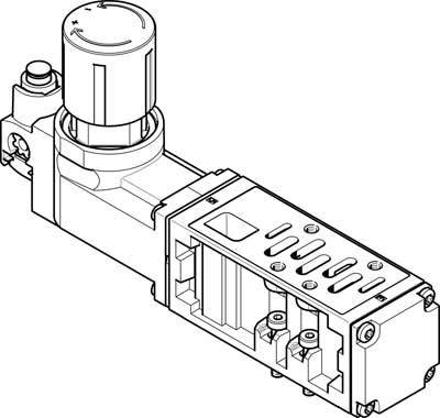 купить FESTO Reglerplatte VABF-S1-2-R3C2-C-6 555761     1