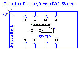 купить 32456 Schneider Electric earth-leakage module Compact Vigi MB - 4P / 200..440 V - 300..30000 mA / NS630