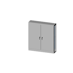 купить SCE-MOD847718G Saginaw 2DR MOD Enclosure / ANSI-61 gray powder coating inside and out. Panels are powder coated white.