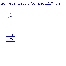 купить 28073 Schneider Electric voltage release Compact MX / 380..415 V AC 50Hz / NS80HMA