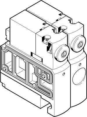 купить FESTO Magnetventil 527558 CPVSC1-M1H-J-P-Q3  Samme