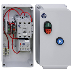 купить 109-C30LKJE1F-1M-7 Allen-Bradley IEC Enclosed Non-Reversing Non-Combination Starter / Max Ie=30A, 3-Phase / START/STOP Multifunctional Pusch Button With RESET Pusch Button