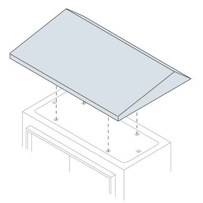 купить Крыша антидождевая для шкафов SR 300X200мм ШхГ