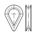 купить Kausche 3.5 mm Stahl galvanisch verzinkt TOOLCRAFT