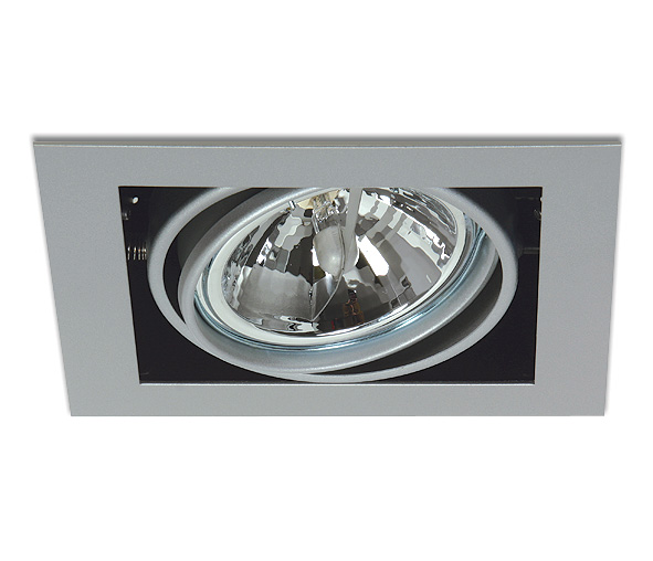 купить LID11078 Schrack Technik Kronos-II-Q/A2 50W G53 AR111, 12V, IP20, grau