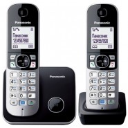 купить Радиотелефон Panasonic KX-TG6812RUB чёрно-серый,доп.трубка
