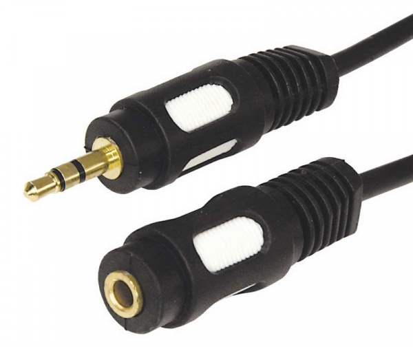 купить Шнур 3.5 Stereo Plug - 3.5 Stereo Jack 5м (GOLD) Rexant 17-4016