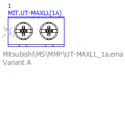 купить UT-MAXLL_1a Mitsubishi Auxiliary contact unit