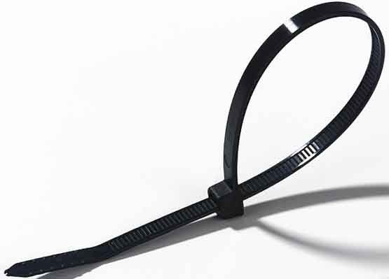 купить Стяжка кабельная, стандартная, полиамид 6.6, УФ-защита, черная, TY400-120X-50 (50шт)