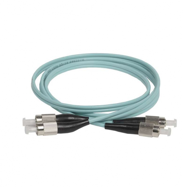 купить Патч-корд оптический коммутационный соединительный для многомодового кабеля (MM); 50/125 (OM3); FC/UPC-FC/UPC (Duplex) (дл.20м) ITK FPC5003-FCU-FCU-C2L-20M