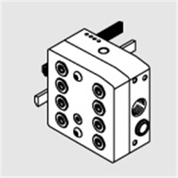 купить 227301216 Metal Work KIT TERMINAL HDM 1 AE-8 2 nodes, 8 Out and 8 In M8, yellow cable and black cable