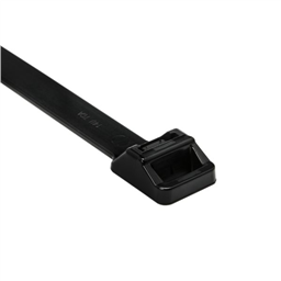 купить T250M0X2 HellermannTyton Heavy-Duty Cable Tie, 22.3" Long, 250lb Tensile Strength, PA66, Black, 25/pkg