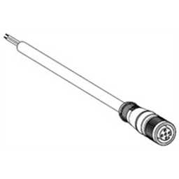 купить 1200658562 Molex M12 Single-Ended Cordset, Female / Micro-Change (M12) Single-Ended Cordset, 3 Poles, Female (Straight) to Pigtail, 0.34mm2 PVC Cable, 1.0m (3.28') Length