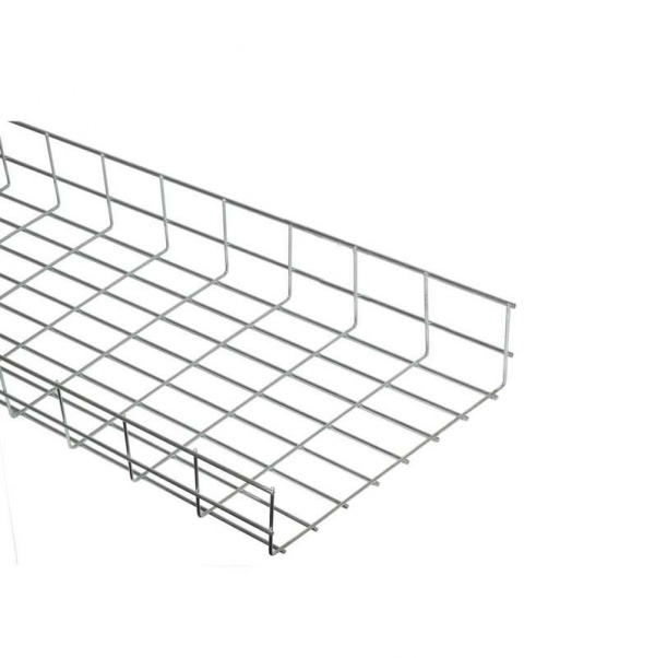 купить Лоток проволочный усиленный 400х100 L3000 сталь 4мм оцинк. ИЭК CLWG10-100-400-3