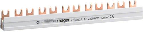 купить Hager KDN263A Phasenschiene      63 A