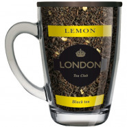 купить Чай черный ?Лимон? ТМ London Tea Club 70г в стеклянной кружке