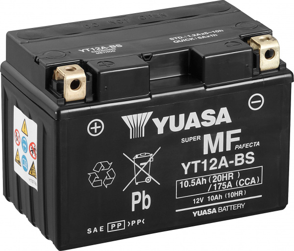 купить Yuasa YT12A-BS Motorradbatterie 12 V 10 Ah  Passen