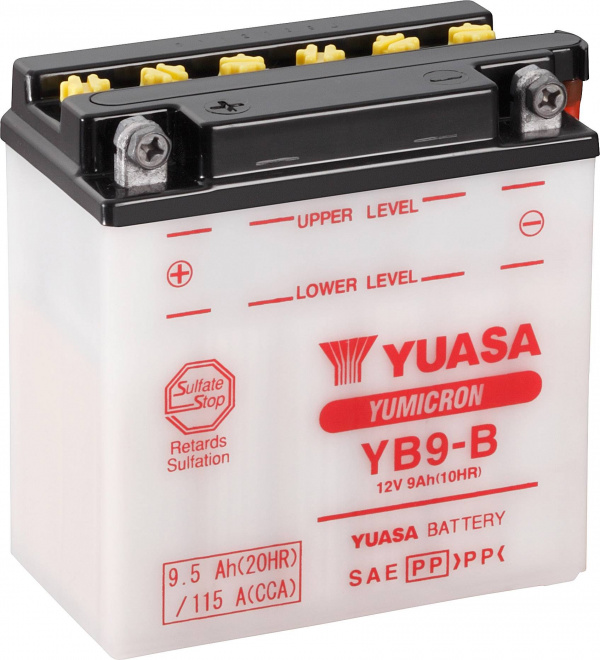 купить Yuasa YB9-B Motorradbatterie 12 V 9 Ah  Passend fue