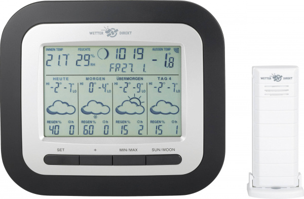 купить TFA Aurora 35.5045.IT Satelliten Wetterstation Vor