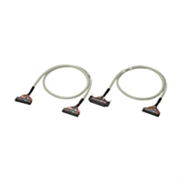 купить XW2Z-0100EE-L Omron Connecting Cables for Connector-Terminal Block Conversion Units, One 34-pin MIL Connector to One 34-pin MIL Connector (Without shield)