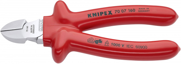 купить Knipex  70 07 160 VDE Seitenschneider mit Facette
