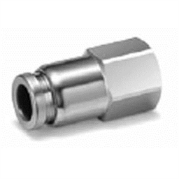 купить KQB2F06-G01 SMC KQB2F, Metal One-touch Fitting, Metric Size G, Female Connector