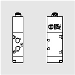 купить 7001000210 Metal Work 70 series valve mechanical couplings 1/8" 5/2 sensitive push-rod with spring mechanical