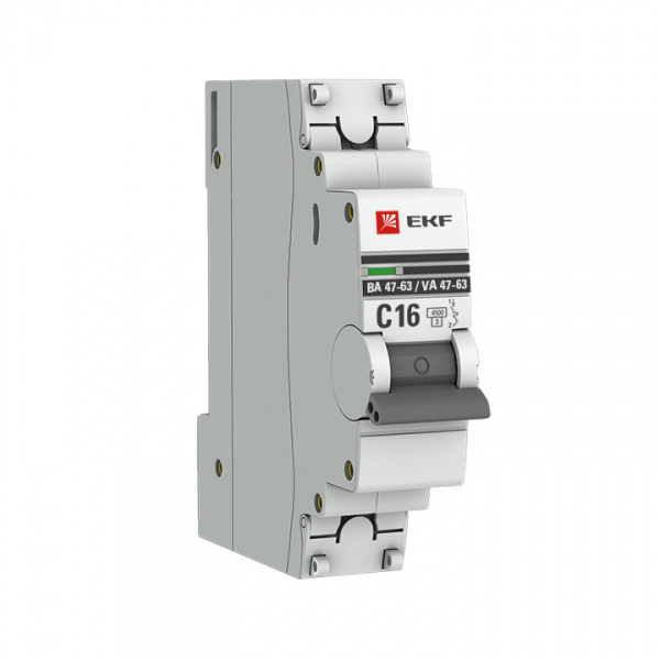 купить Выключатель автоматический модульный 1п B 3А 4.5кА ВА 47-63 PROxima EKF mcb4763-1-03B-pro