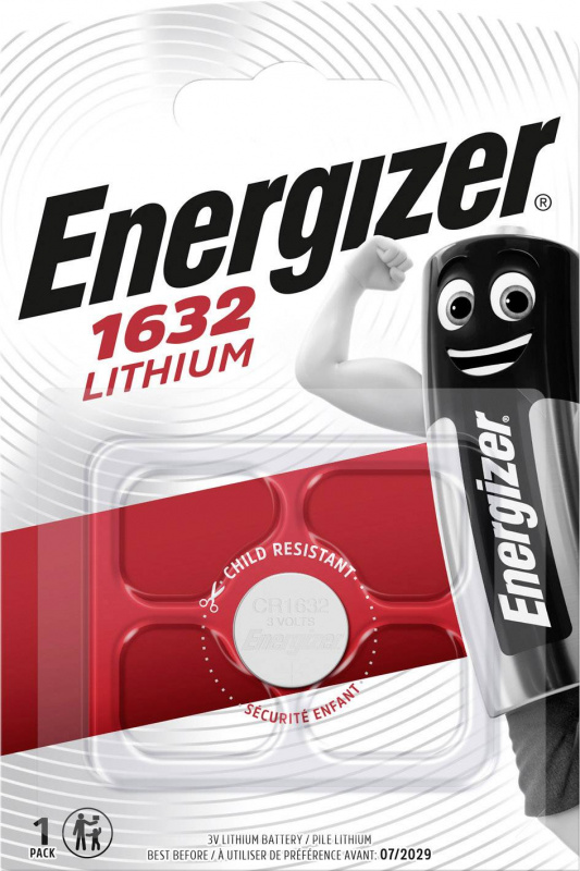 купить Energizer CR1632 Knopfzelle CR 1632 Lithium 130 mA