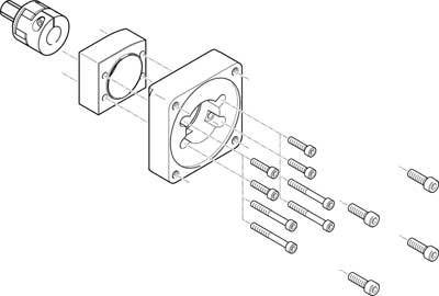 купить FESTO Axialbausatz 1202331 EAMM-A-N38-70A    1 St.