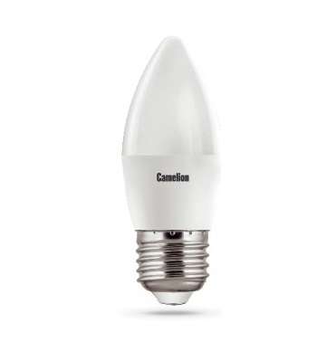купить Лампа светодиодная LED7-C35/865/E27 7Вт 220В Camelion 12649