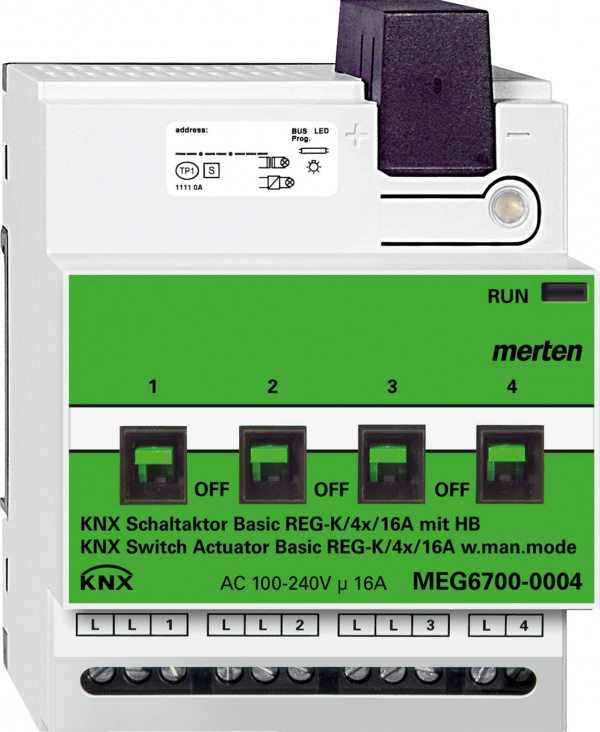 купить Merten Merten KNX Systeme MEG6700-0004 Schaltaktor