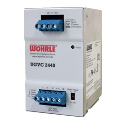 купить UGVC 2440 Wohrle Buffer module 24 V / 40 A / Minimum bridging time of 200 ms at 24 V / 40 A / Input voltage range 22.8 - 28.8 VDC, nominal. 24 VDC