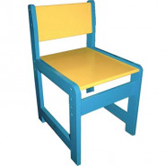 купить Детская мебель Д_Стул детский 998.002 регулируемый 2-3 голубой/желтый
