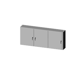 купить SCE-48X3D11818 Saginaw 3DR Disc. Enclosure / ANSI-61 gray powder coating inside and out.  Optional sub-panels are powder coated white.