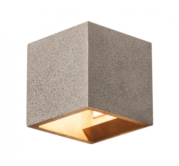 купить LI1000911 Schrack Technik SOLID CUBE Wandleuchte, QT14, schwarzer Sandstein, max. 25W