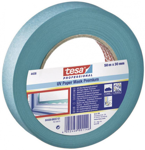 купить tesa 4438-15-00 4438-15-00 Kreppband  Blau (L x B)