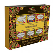 купить Набор чая коллекция Русские традиции 315г, набор, 6 видов чая 009/Б