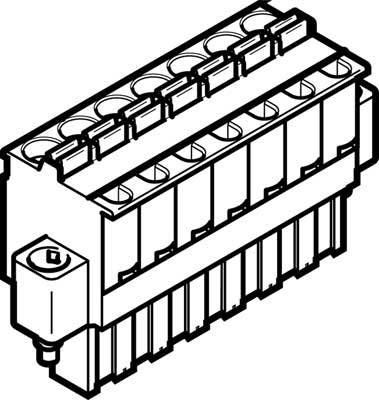 купить FESTO Klemmleiste NECU-L3G7-C1 576319    1 St.