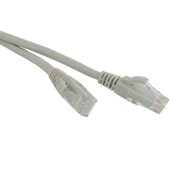 купить Патч-корд PC-LPM-UTP-RJ45-RJ45-C6-0.5M-LSZH-GY U/UTP кат.6 LSZH 0.5м сер. Hyperline 42235