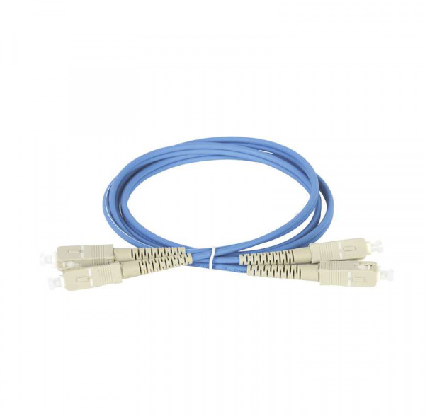 купить Патч-корд оптический коммутационный соединительный для многомодового кабеля (MM); 50/125 (OM4); SC/UPC-SC/UPC (Duplex) (дл.1м) ITK FPC5004-SCU-SCU-C2L-1M