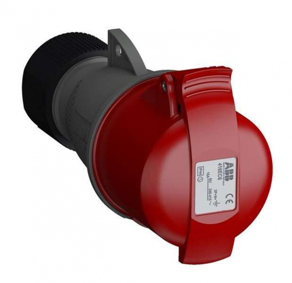 купить Розетка кабельная 416EC6 Easy&Safe 416EC6 16А 3P+N+E IP44 6ч ABB 2CMA102023R1000