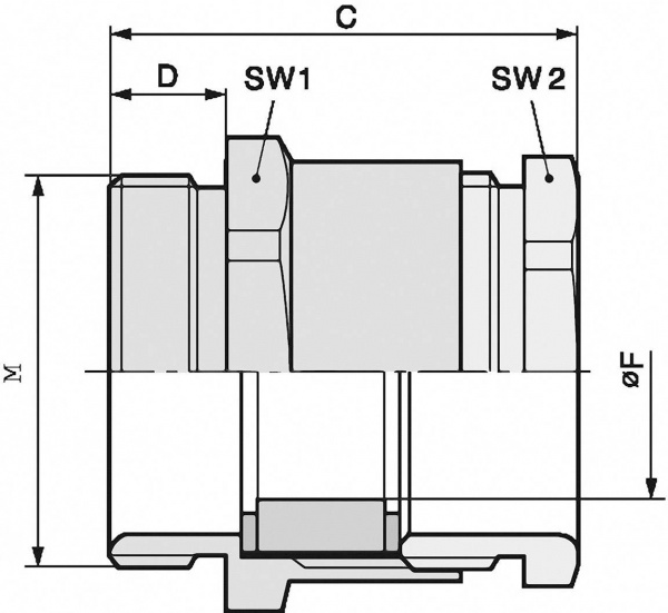 купить LAPP SKINDICHTВ® SVFK-M 40/29 Kabelverschraubung  M