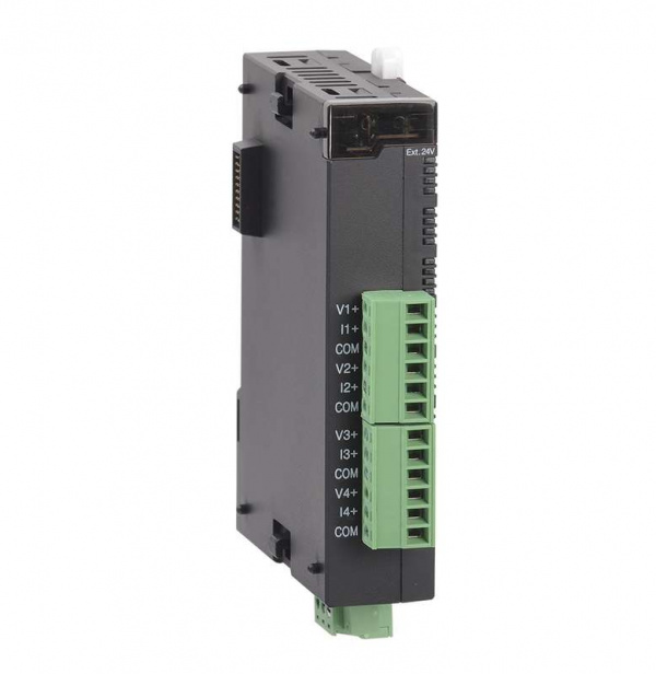 купить Модуль расширения аналоговыми входами; 4 аналоговых входа (ток/напряжение) ONI PLC-S-EXA-0400