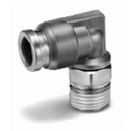 купить KQB2L06-01S SMC KQB2L, Metal One-touch Fitting, Male Elbow