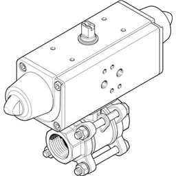 купить VZBA-2"-GG-63-T-22-F0507-V4V4T-PS90-R-90-4-C Festo Шаровой кран с приводом / 00992011